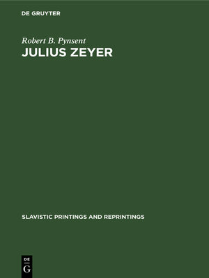 cover image of Julius Zeyer